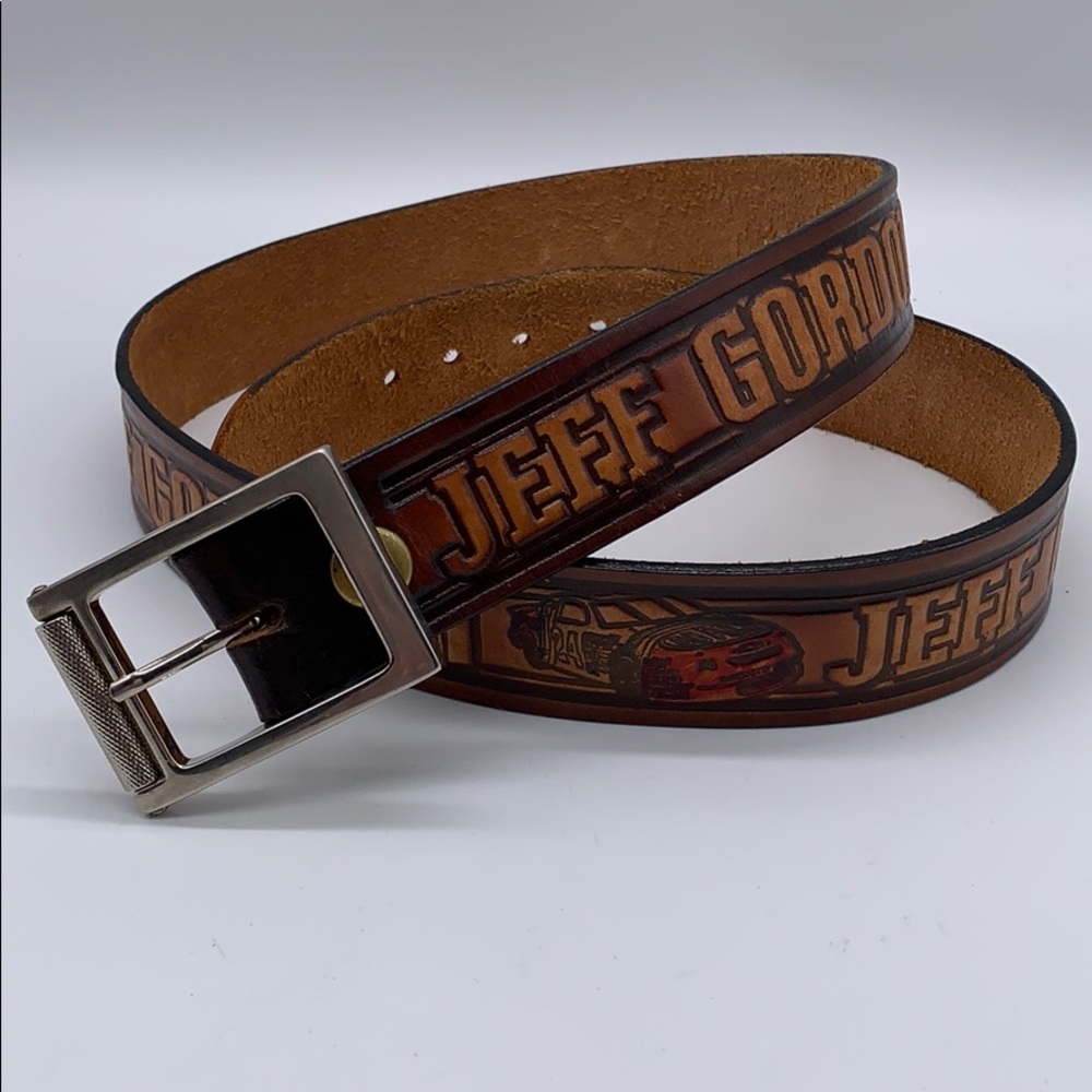 Jeff Gordon Leather Belt